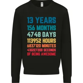 13th Birthday 13 Year Old Kids Sweatshirt Jumper
