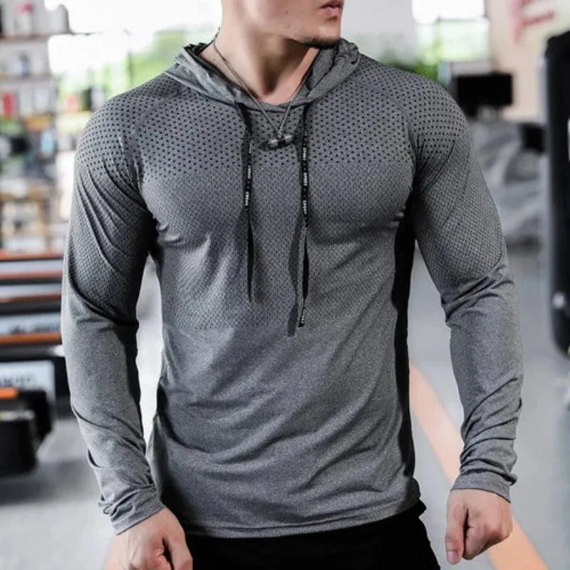 2023 Mens Fitness Tracksuit Running Sport Hoodie Gym Joggers