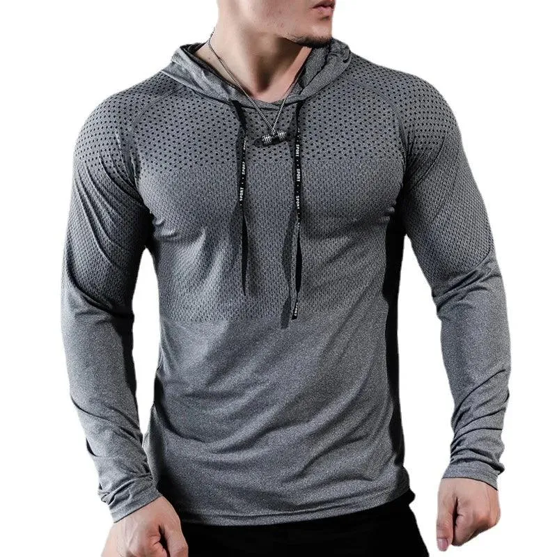 2023 Mens Fitness Tracksuit Running Sport Hoodie Gym Joggers
