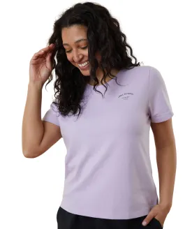 Amble Heritage Womens Plus Size T-Shirt Lilac 3XL - 4XL