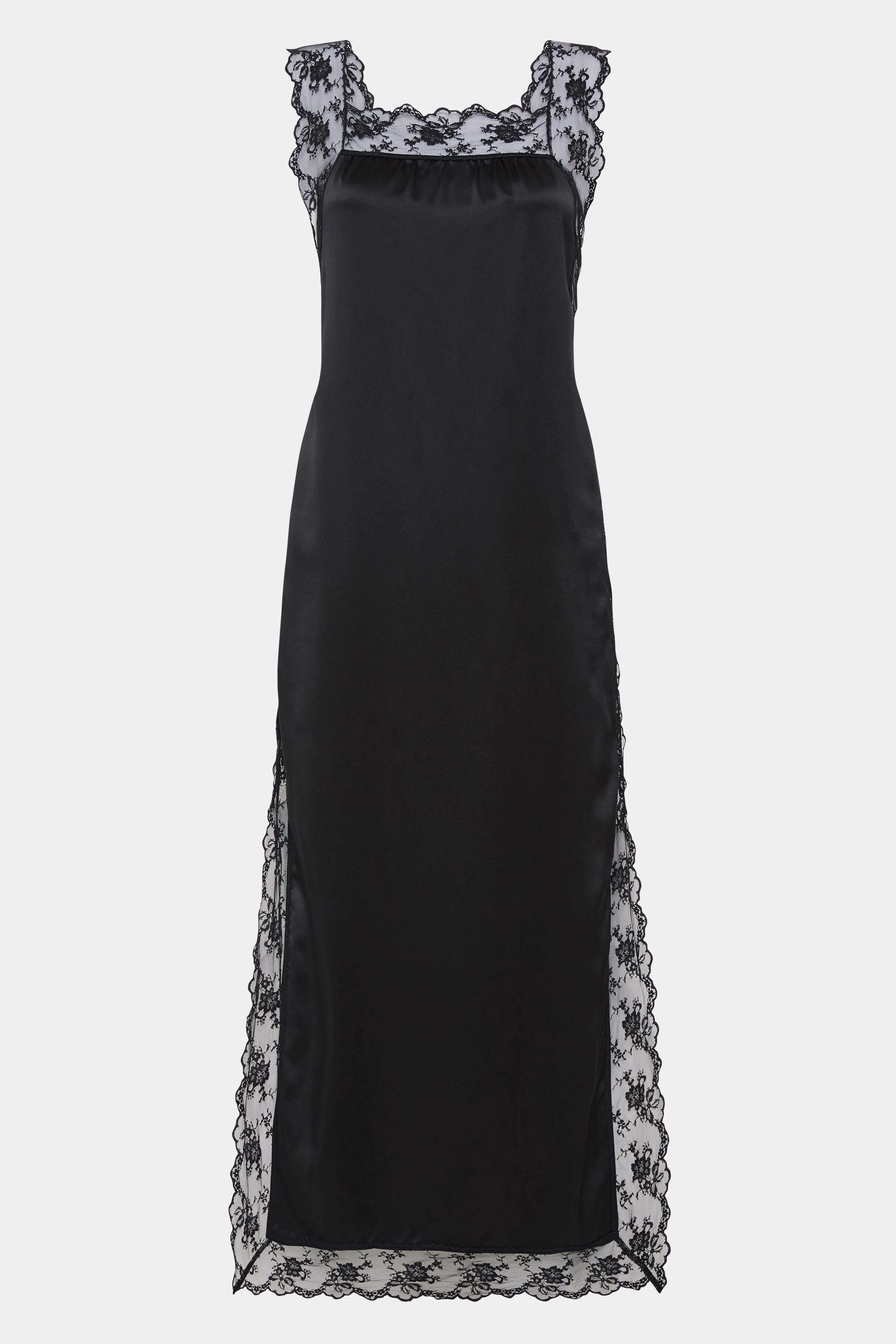 Aries Square Neck Lace Slip