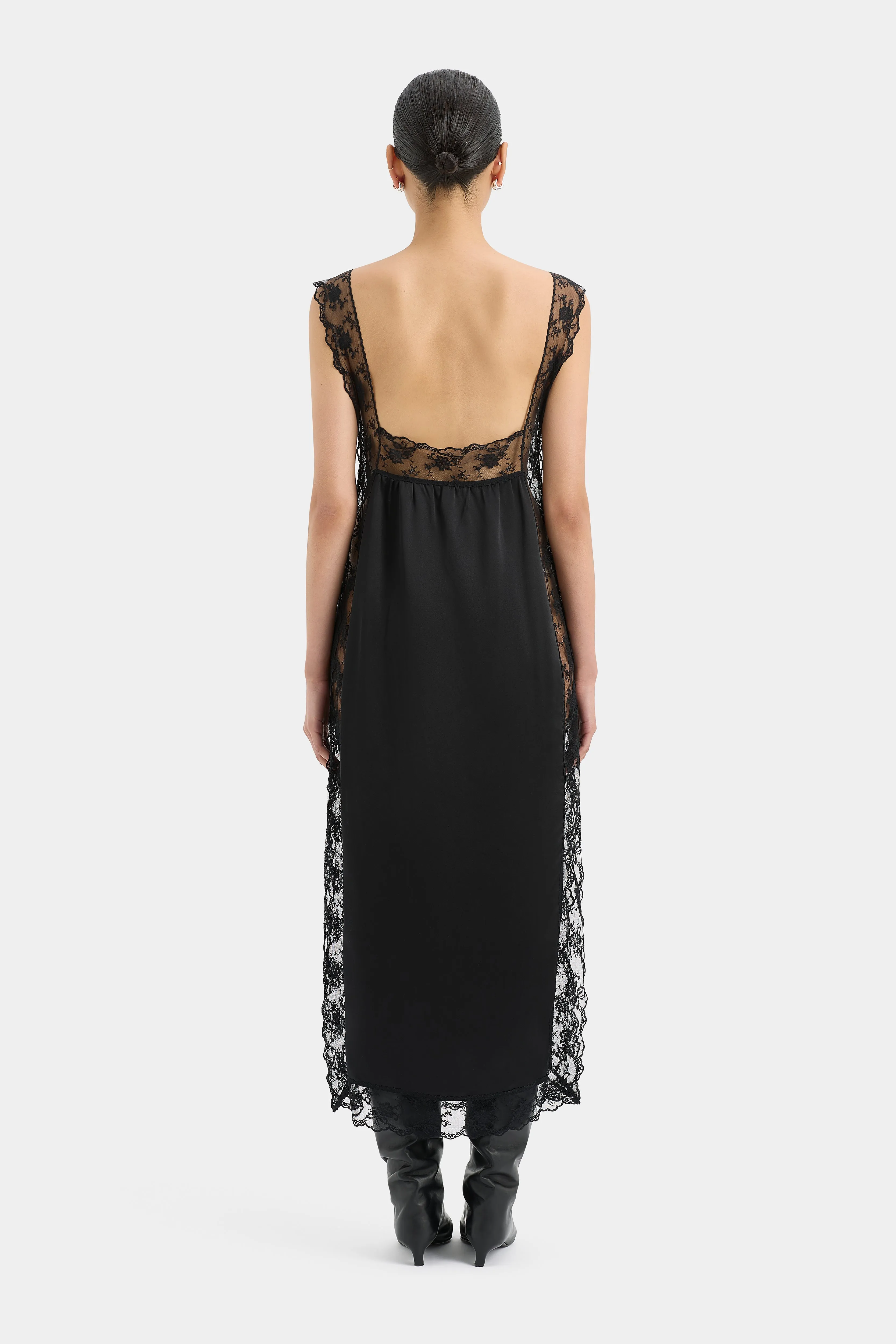 Aries Square Neck Lace Slip