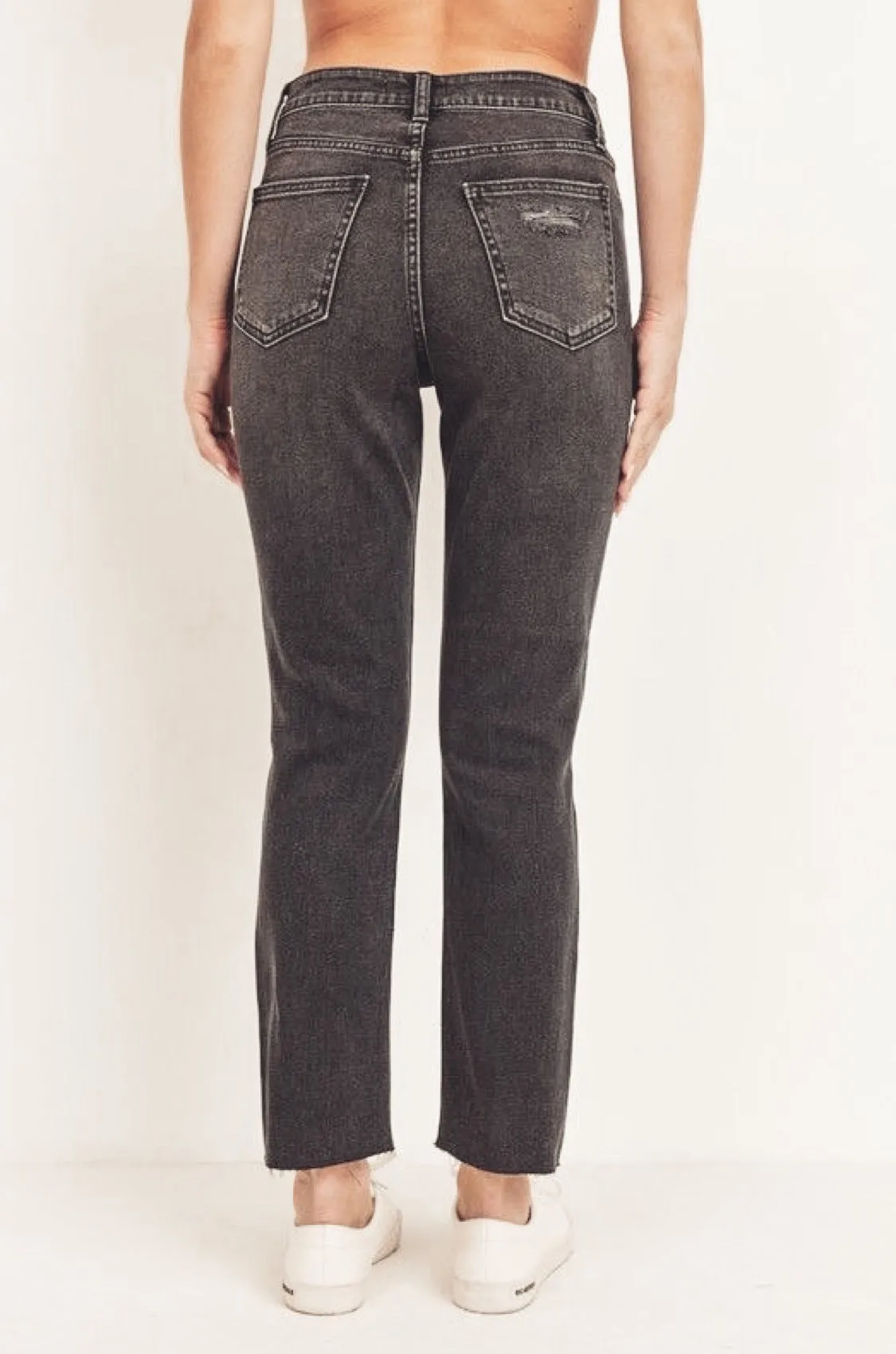 Bowie Straight Destructed Jeans