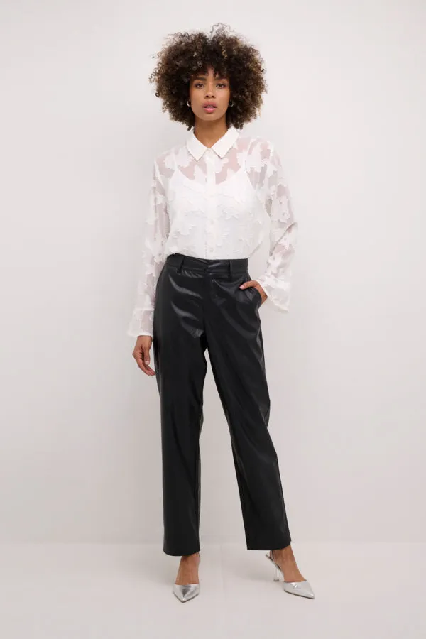 Cassandra Faux Leather Trouser