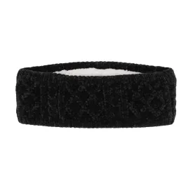Chenille Headband - Black