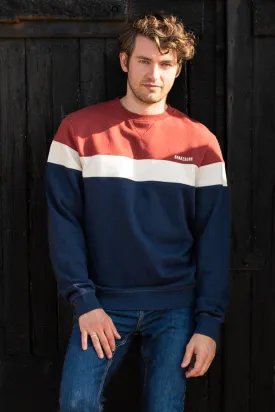 Colour Block Crew Neck Sweatshirt