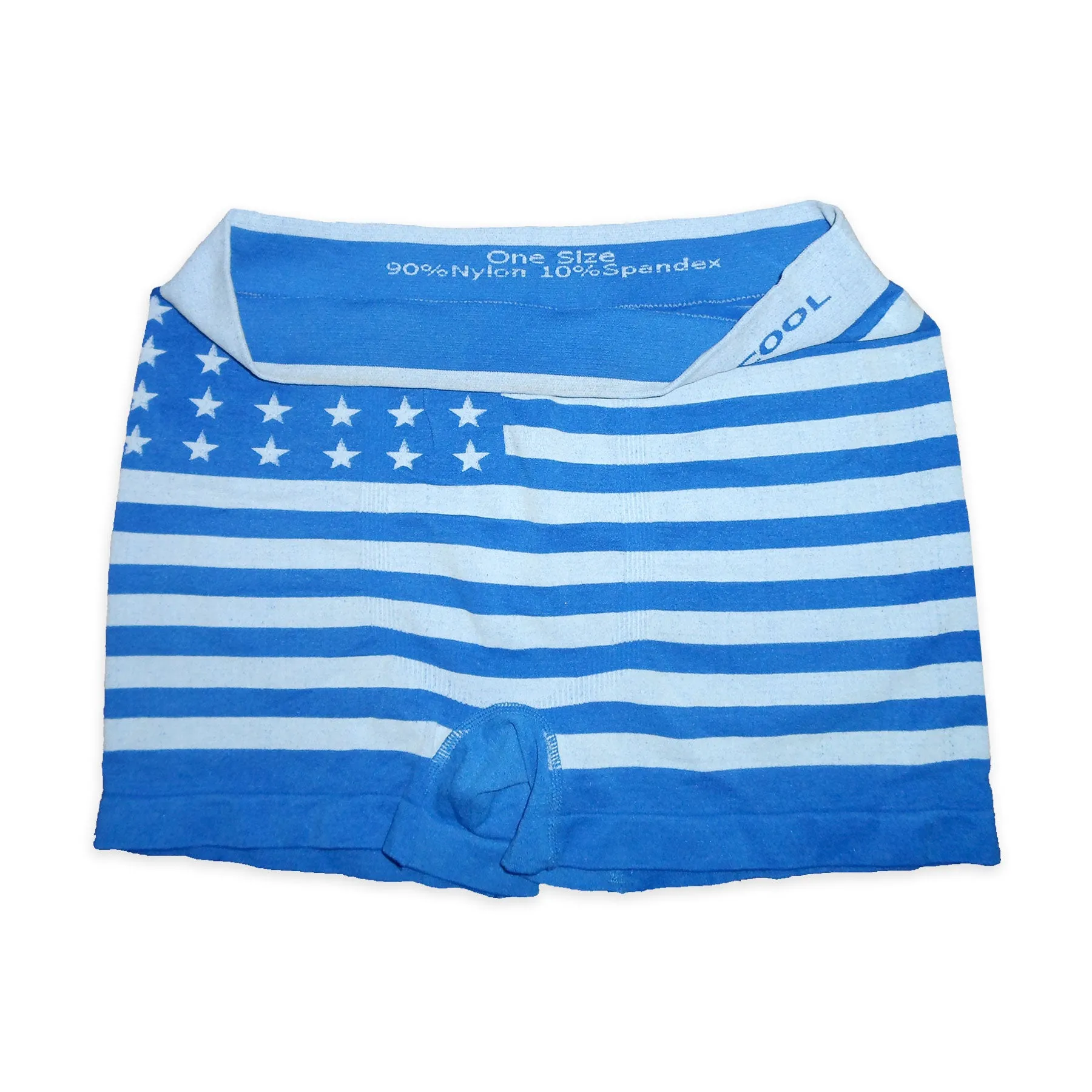 Crazy Cool Stretches Seamless Mens Boxer Briefs Underwear 6-Pack Set - American Flag
