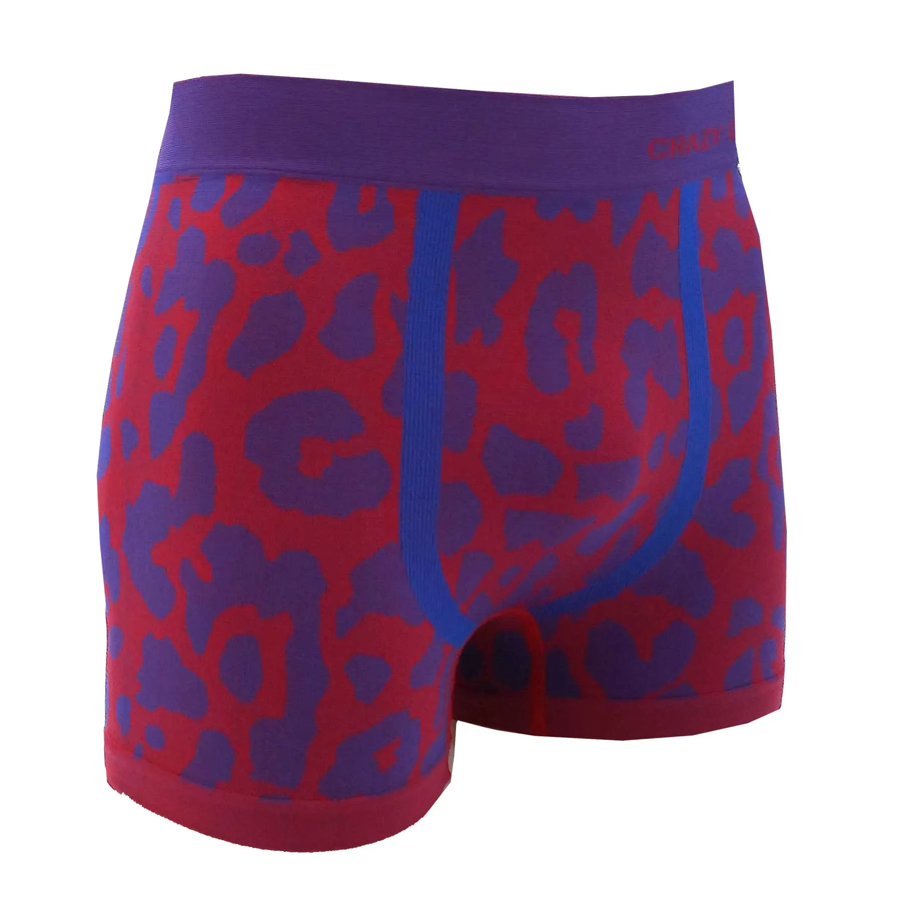 Crazy Cool Stretches Seamless Mens Boxer Briefs Underwear 6-Pack Set - Animal Prints