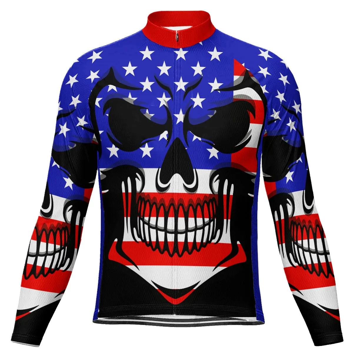 Customized Usa Winter Thermal Fleece Long Sleeve For Men