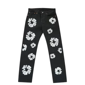 Denim Tears X Levi's Cotton Wreath Jeans 'Black'