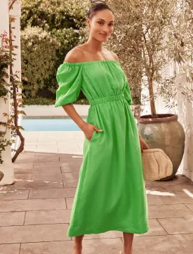 Eloise Off Shoulder Midi Dress