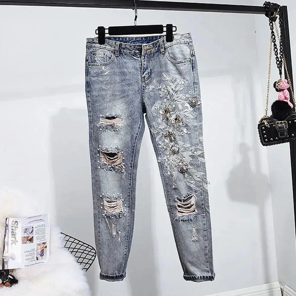 EM Fashion Denim Pants Sets