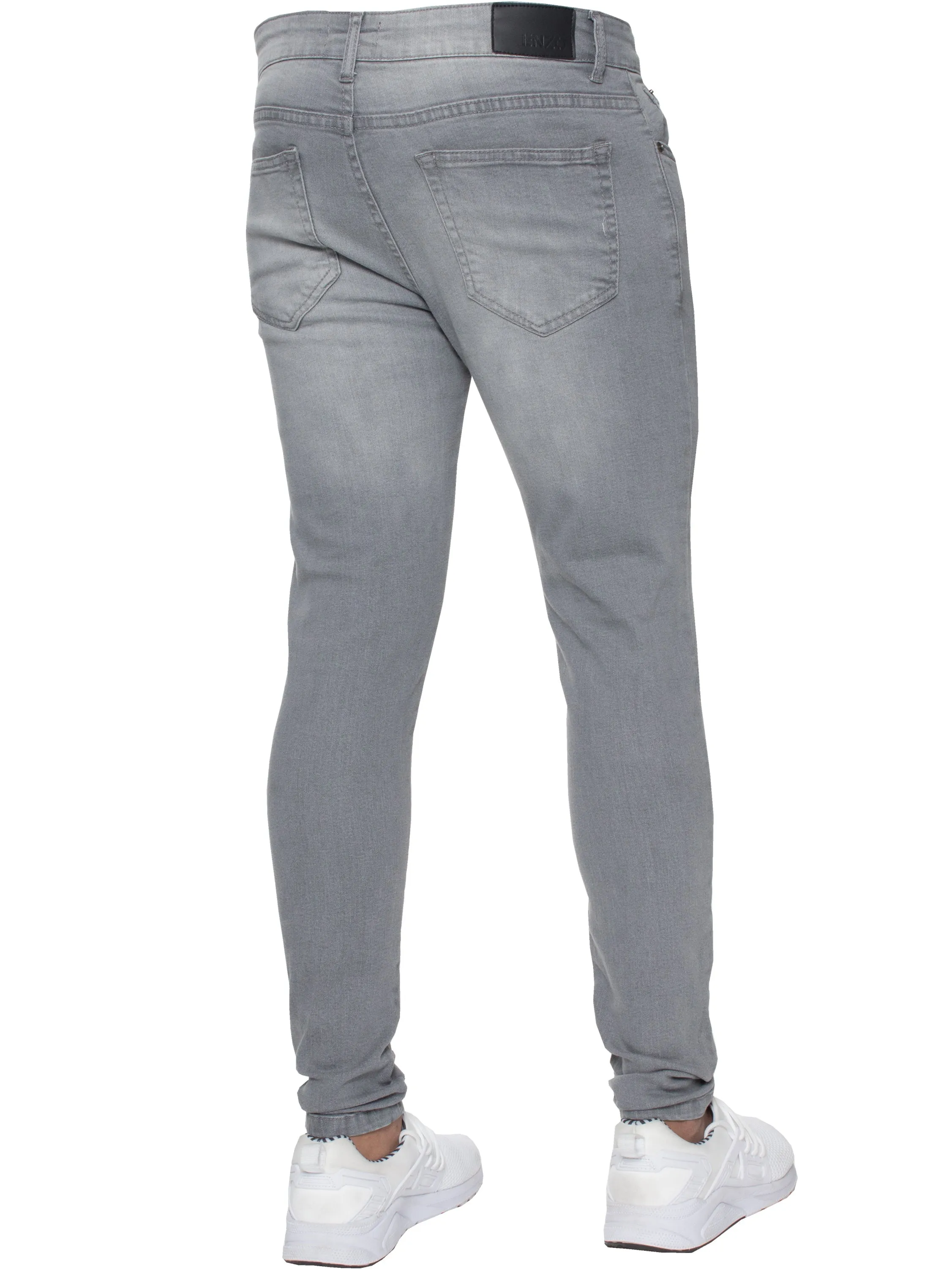 Enzo | Mens Gerardo Skinny Fit Denim Jeans