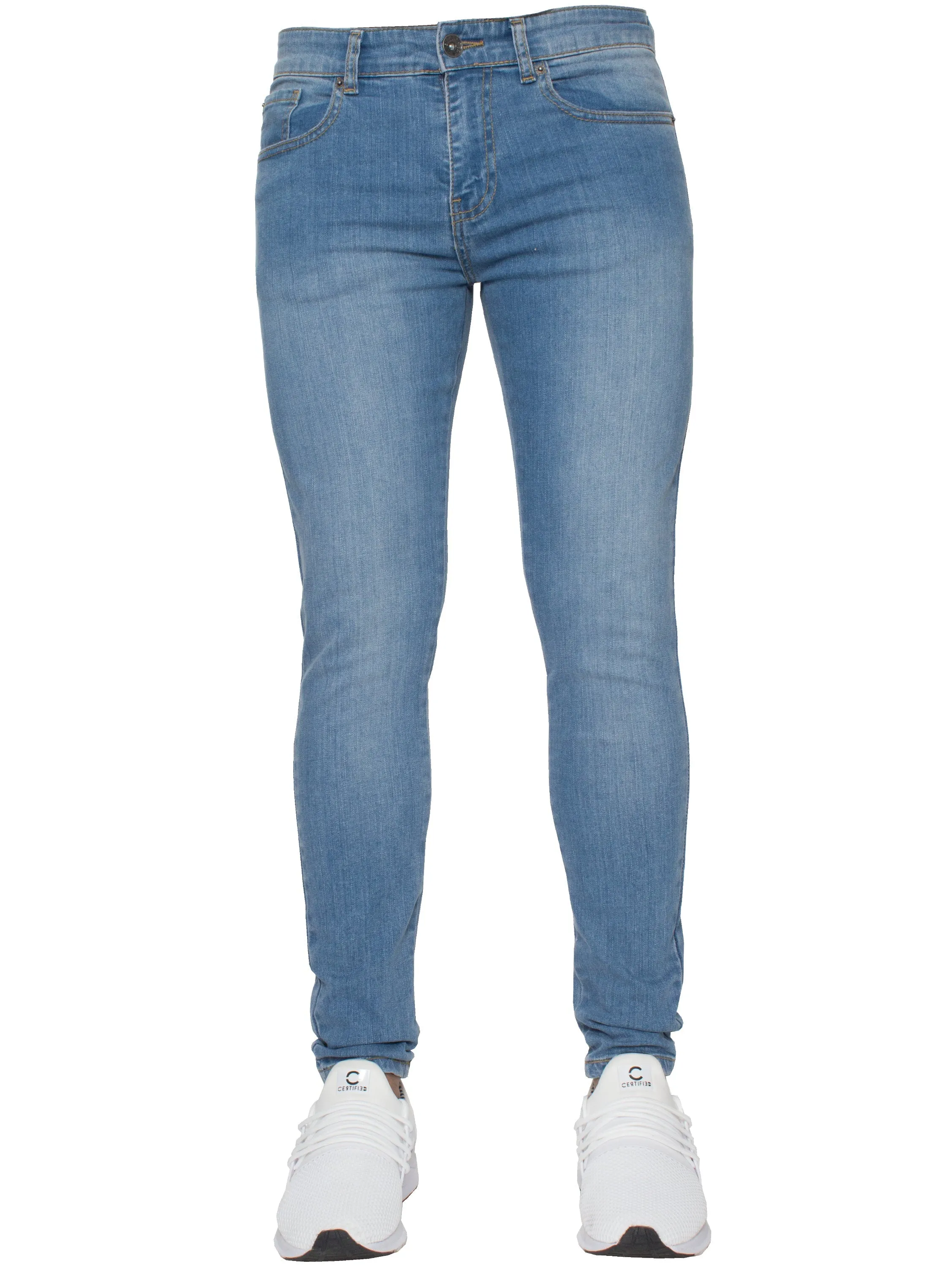 Enzo | Mens Gerardo Skinny Fit Denim Jeans