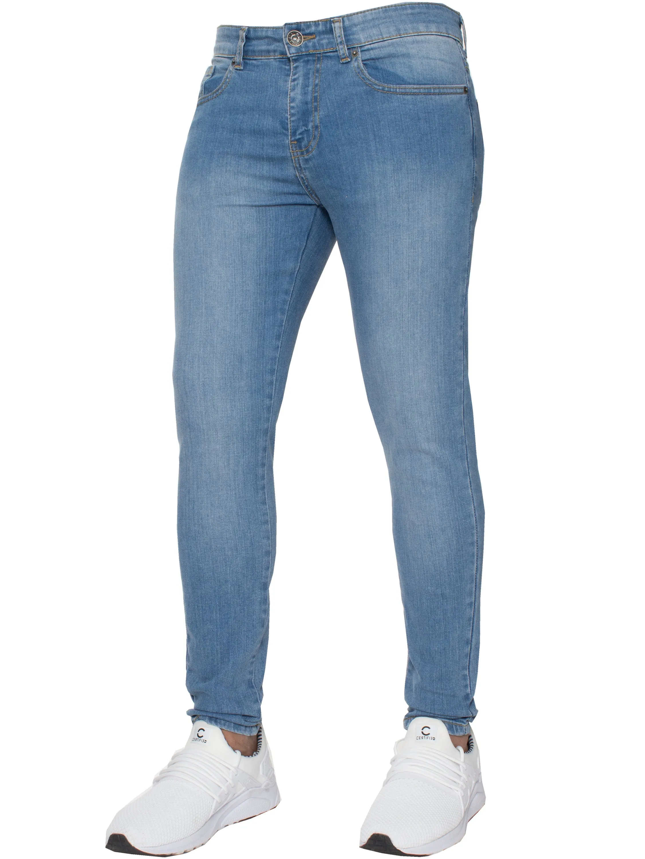 Enzo | Mens Gerardo Skinny Fit Denim Jeans