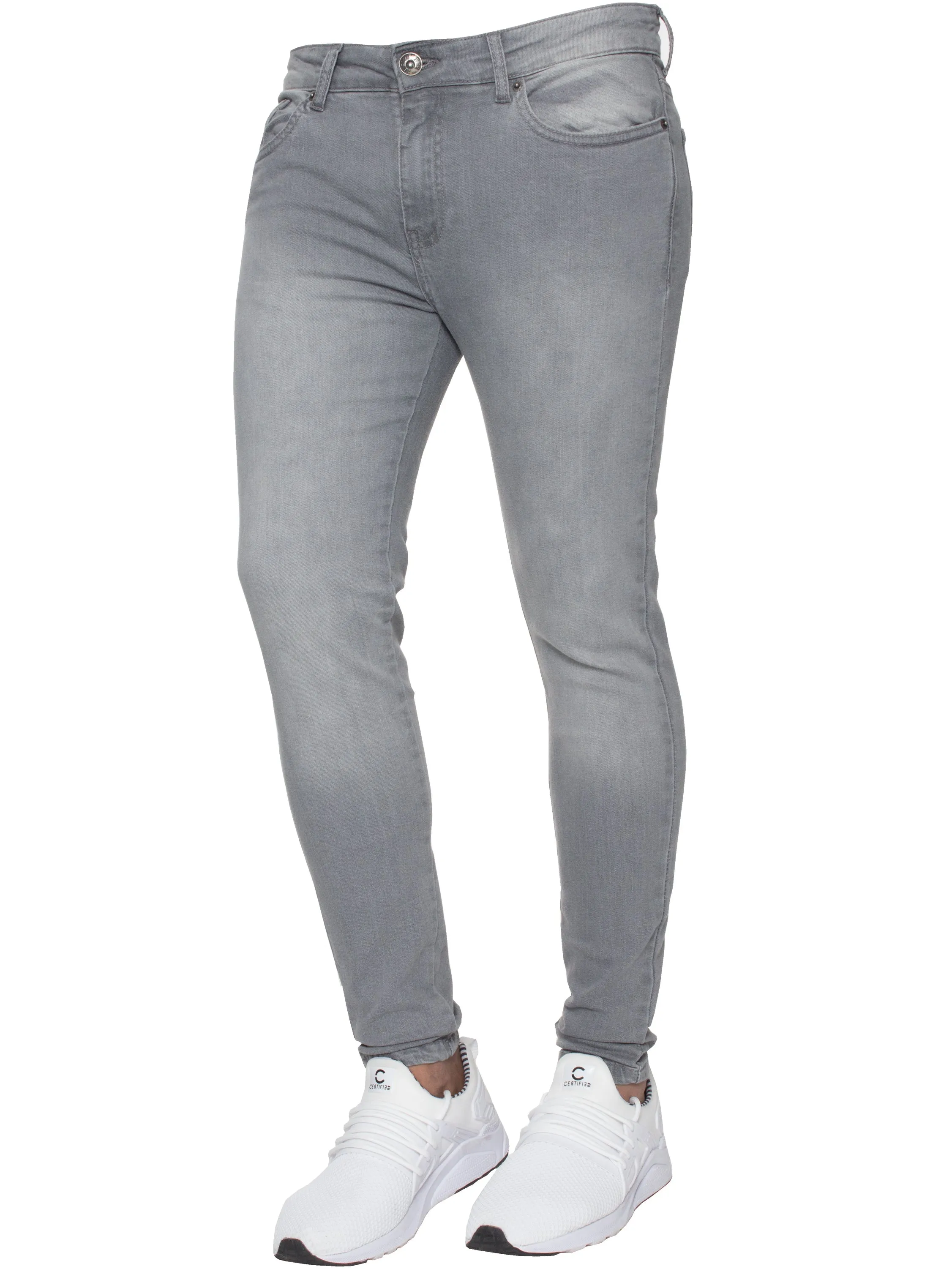 Enzo | Mens Gerardo Skinny Fit Denim Jeans