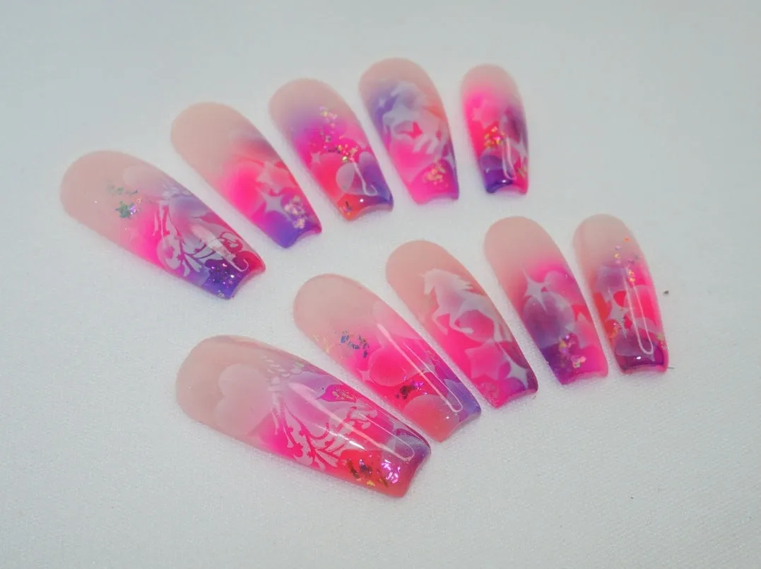 Fantasy Airbrush Nail Stencil Bundle