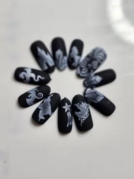 Fantasy Airbrush Nail Stencil Bundle