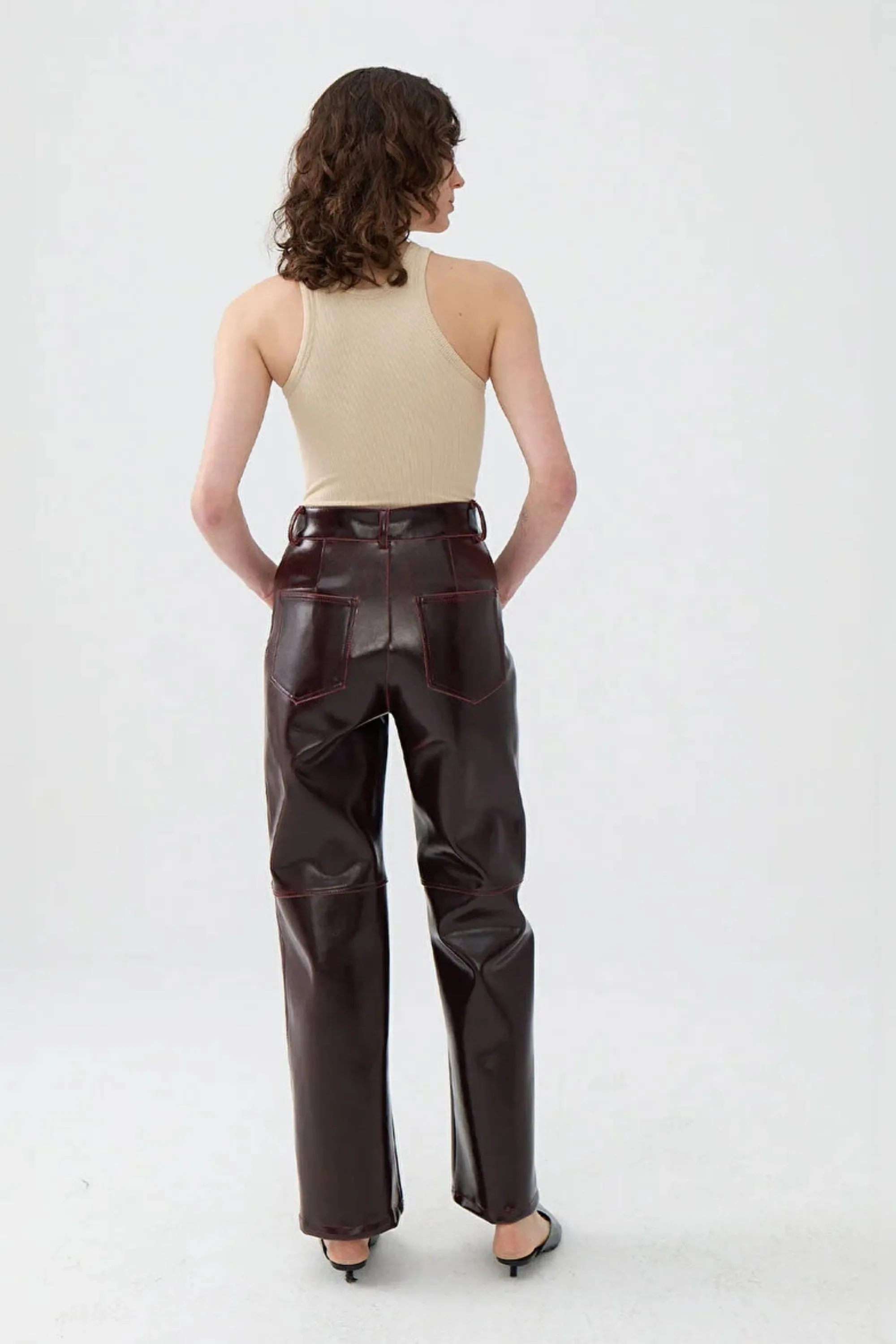 Faux Leather Pants