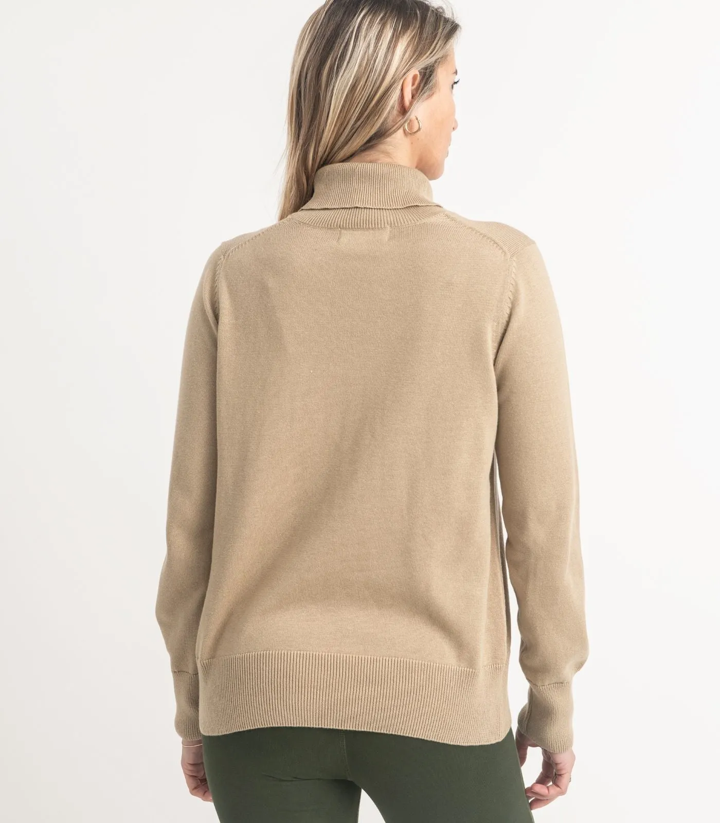 Fine Knit Turtleneck Sweater