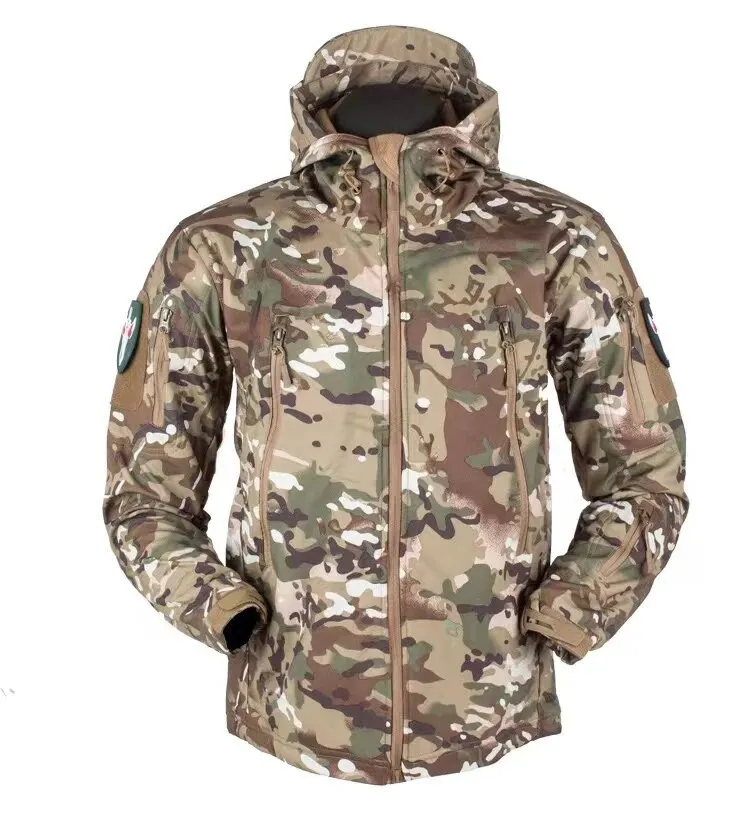 Fleece Autumn Military Men Jackets Waterproof Fishing Hunting Hiking Camping Climbing Winter Tracksuits Coat Thermal Fall S-5XL