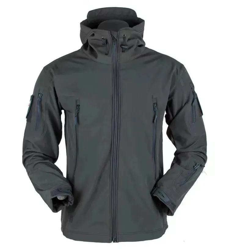 Fleece Autumn Military Men Jackets Waterproof Fishing Hunting Hiking Camping Climbing Winter Tracksuits Coat Thermal Fall S-5XL