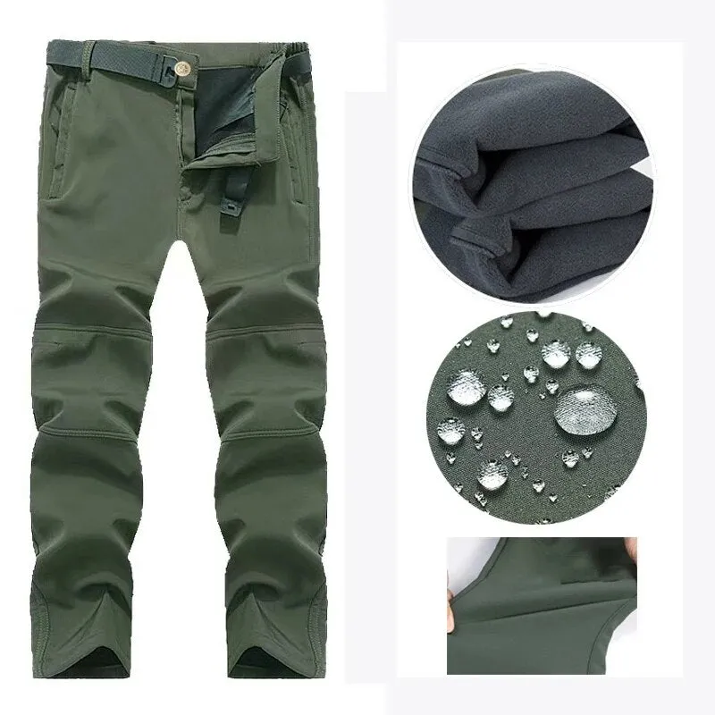 Fleece Autumn Military Men Jackets Waterproof Fishing Hunting Hiking Camping Climbing Winter Tracksuits Coat Thermal Fall S-5XL