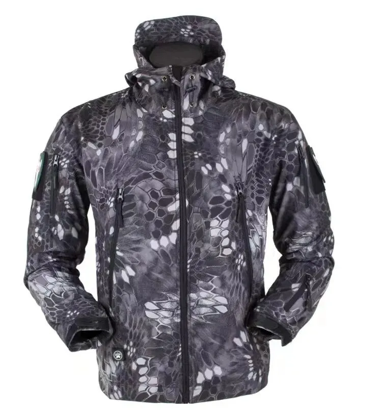 Fleece Autumn Military Men Jackets Waterproof Fishing Hunting Hiking Camping Climbing Winter Tracksuits Coat Thermal Fall S-5XL