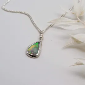 Freeform opal pendant