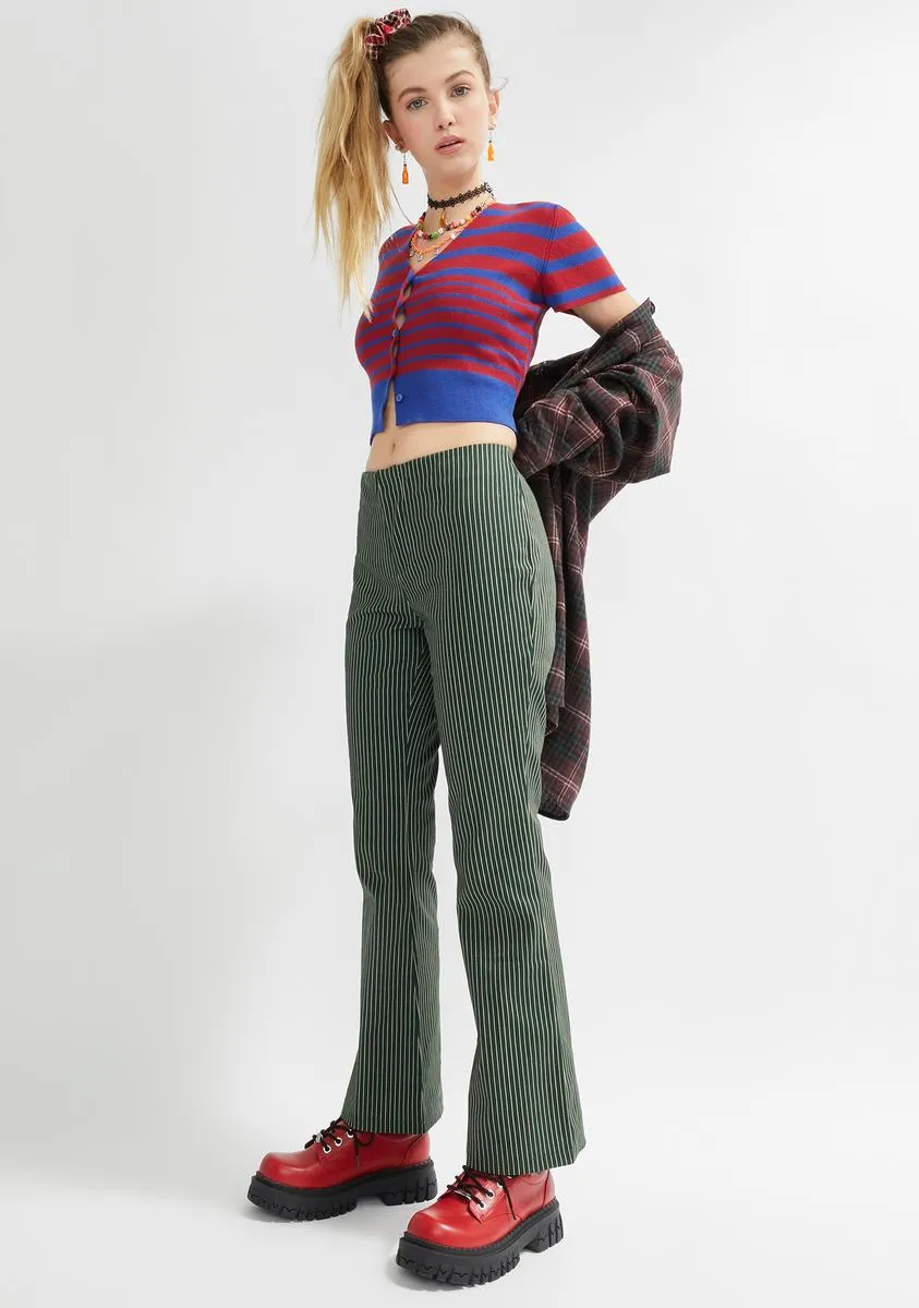 Gossip Seeker Pinstripe Pants