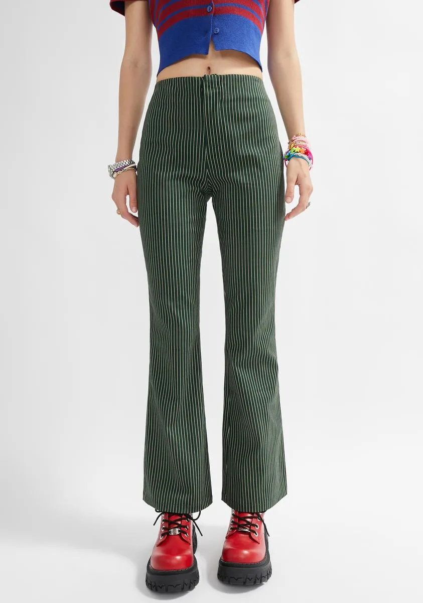 Gossip Seeker Pinstripe Pants