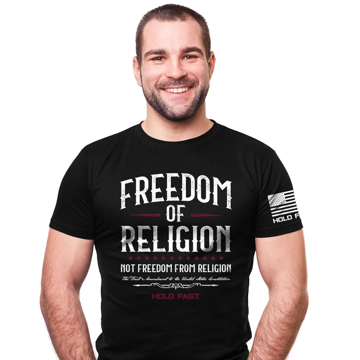 HOLD FAST Mens T-Shirt Religious Freedom
