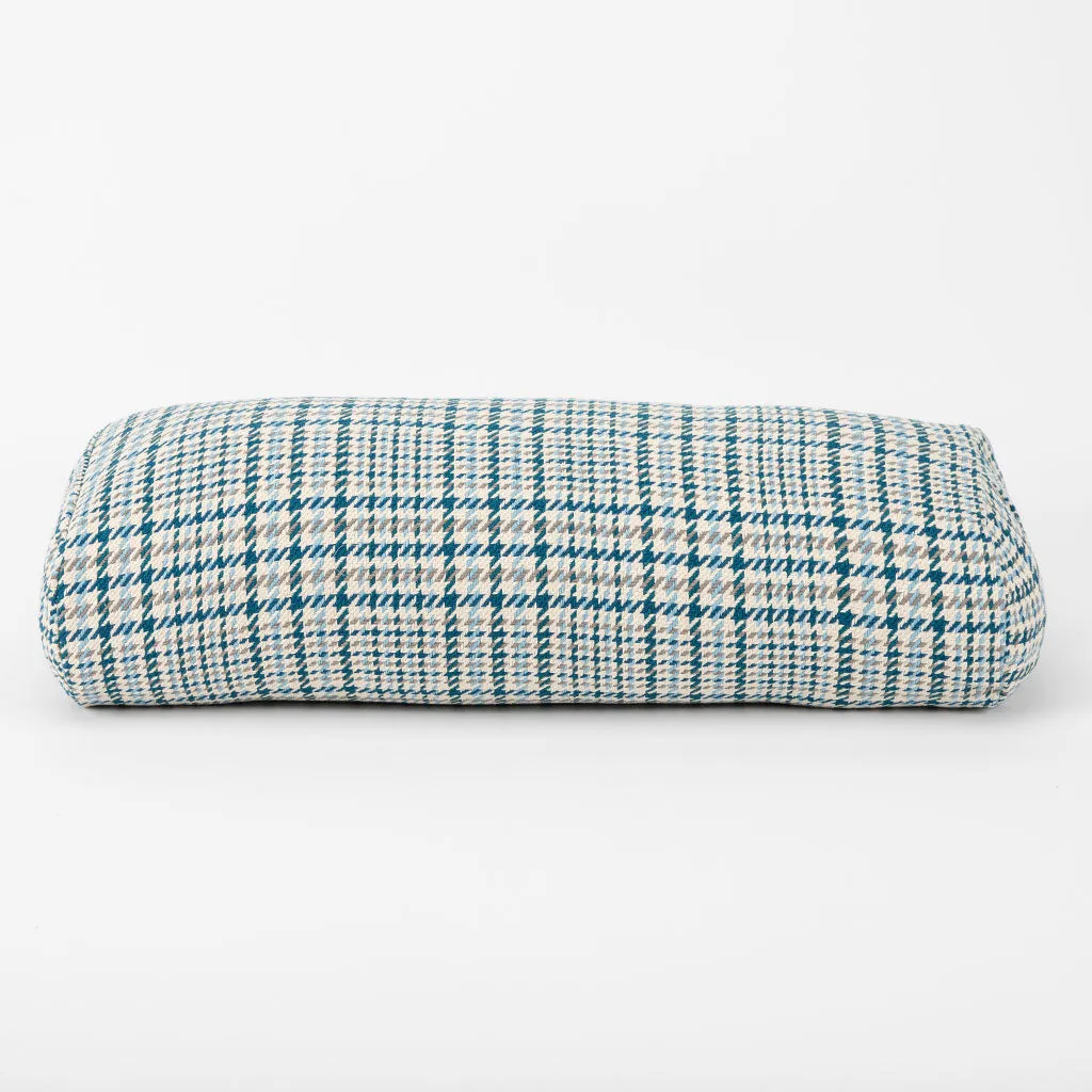 Houndstooth Plaid Bolster - COVER ONLY
