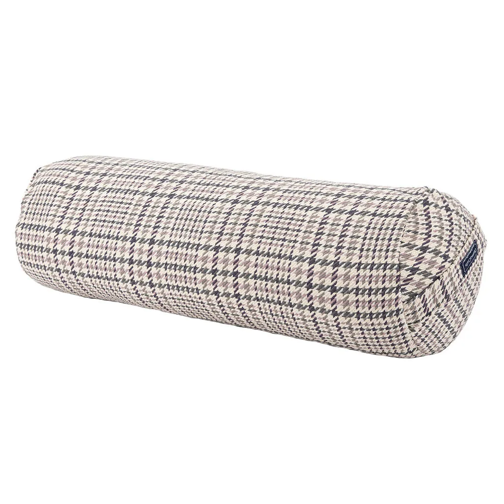 Houndstooth Plaid Bolster - COVER ONLY