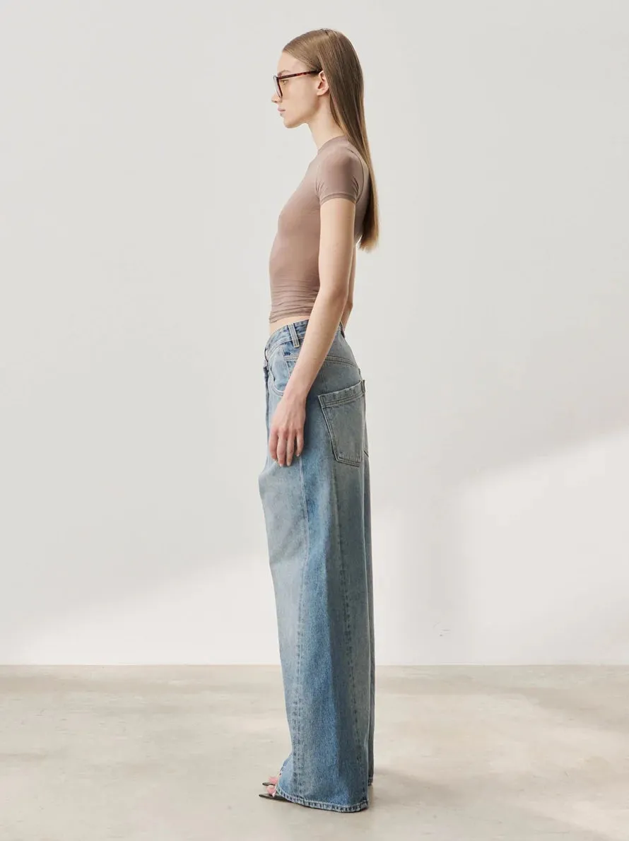 INES - FOLD OVER DENIM