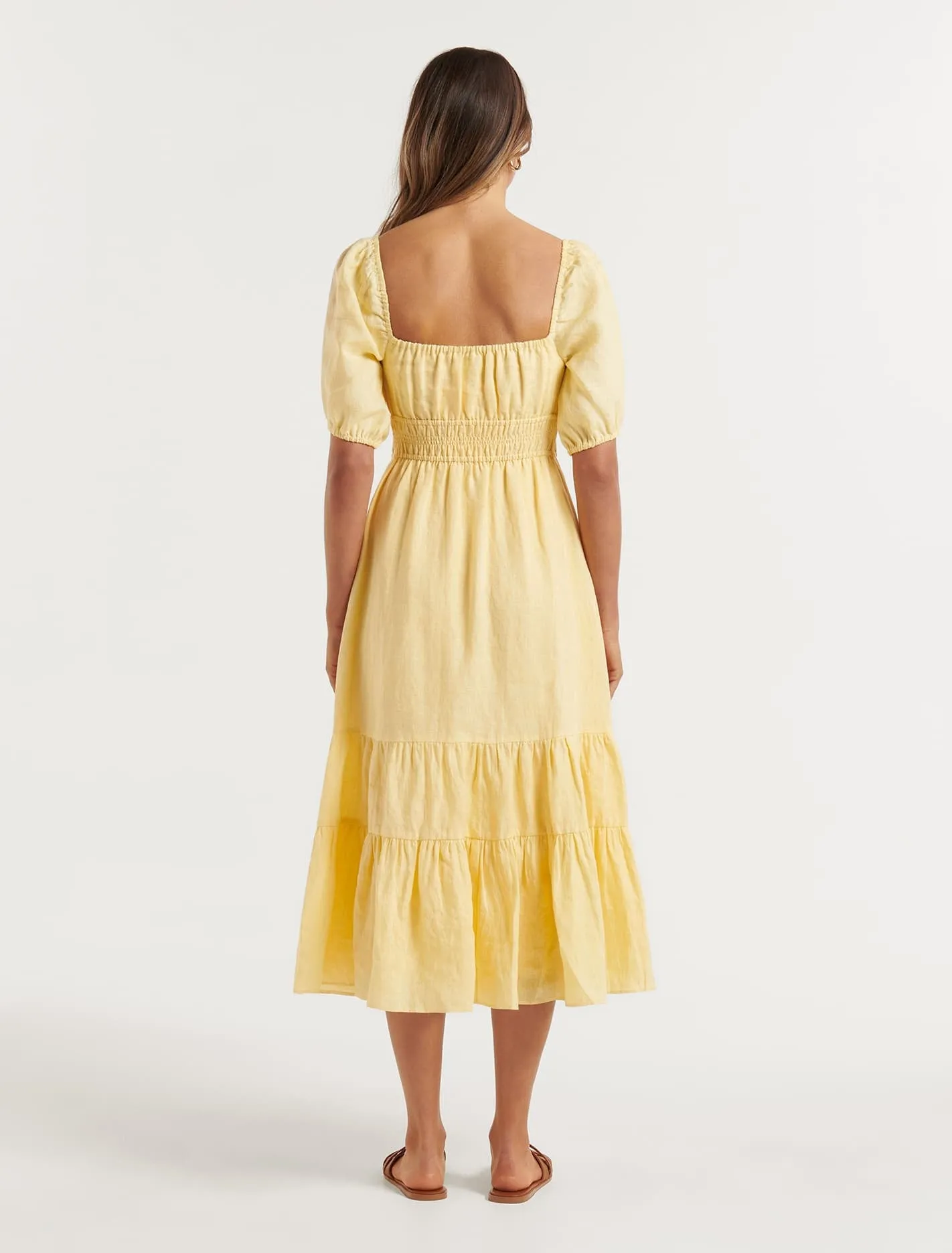 Josephine Petite Tiered Midi Dress