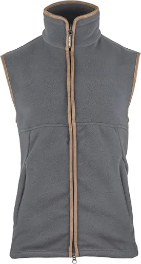 JP Mens Countryman Fleece Gilet Charcoal