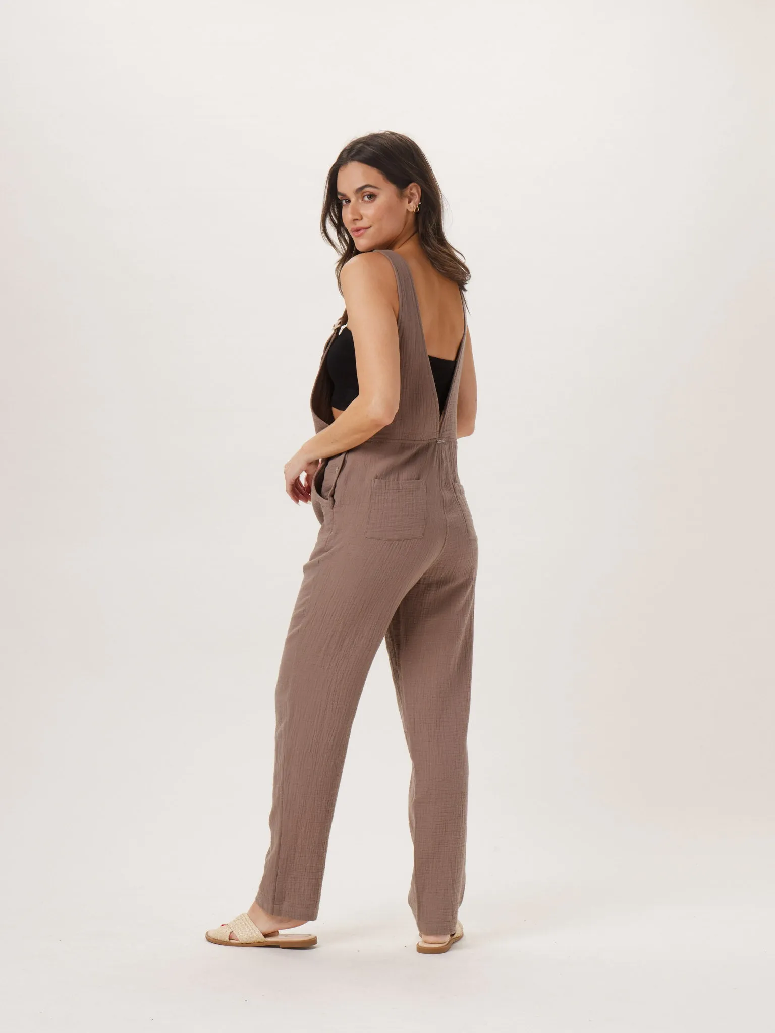 Kalo Overall in Taupe