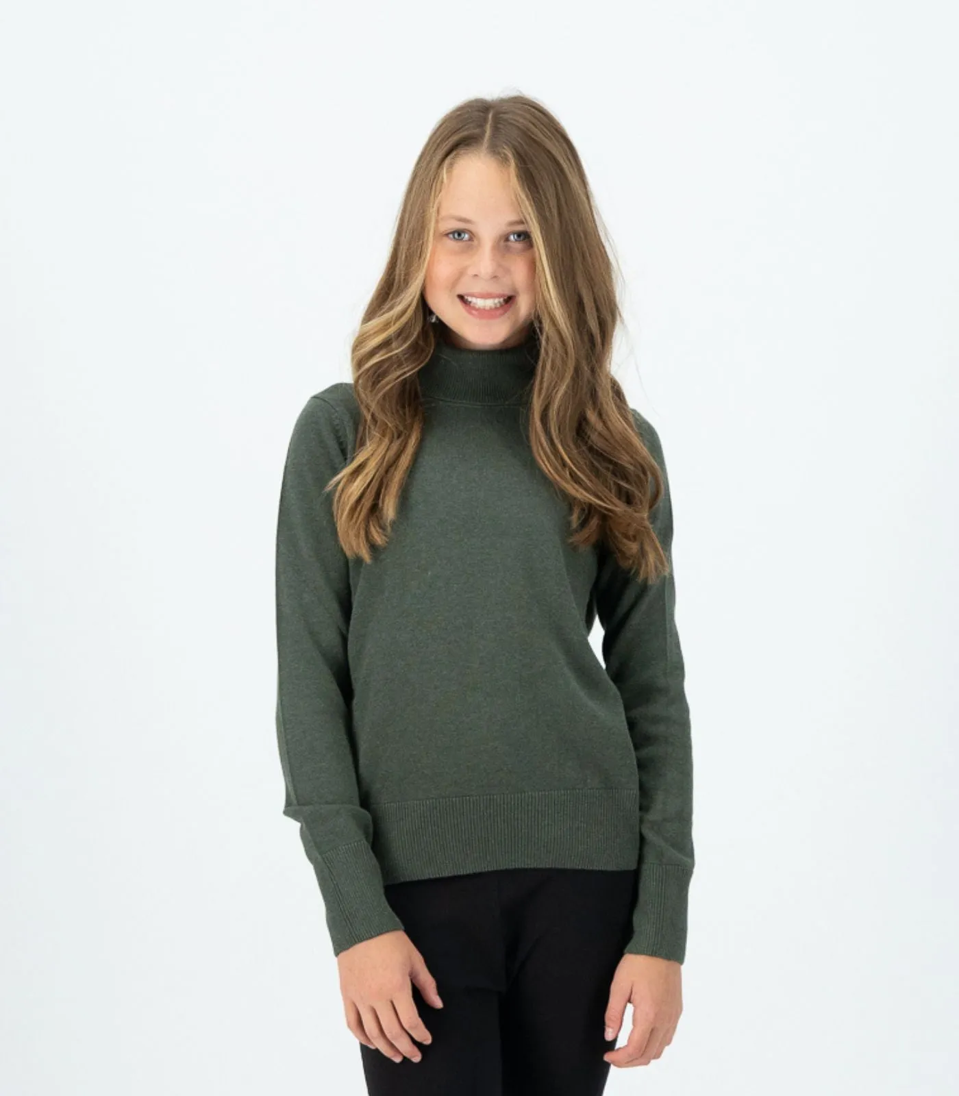 Kid's Fine Knit Turtleneck Jumper