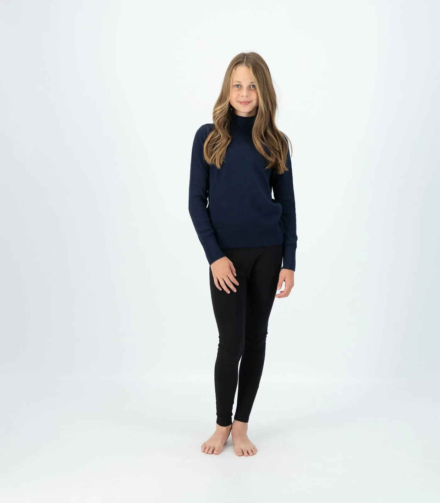 Kid's Fine Knit Turtleneck Jumper