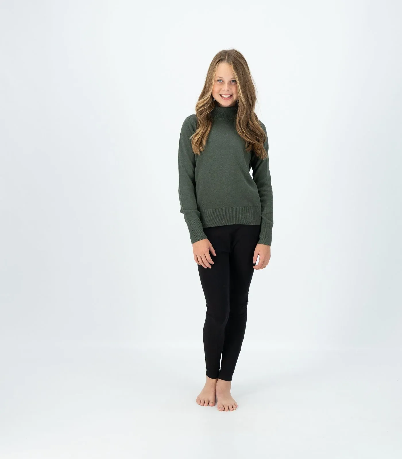 Kid's Fine Knit Turtleneck Jumper