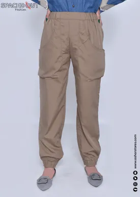 LADIES JOGGER PANTS KHAKI