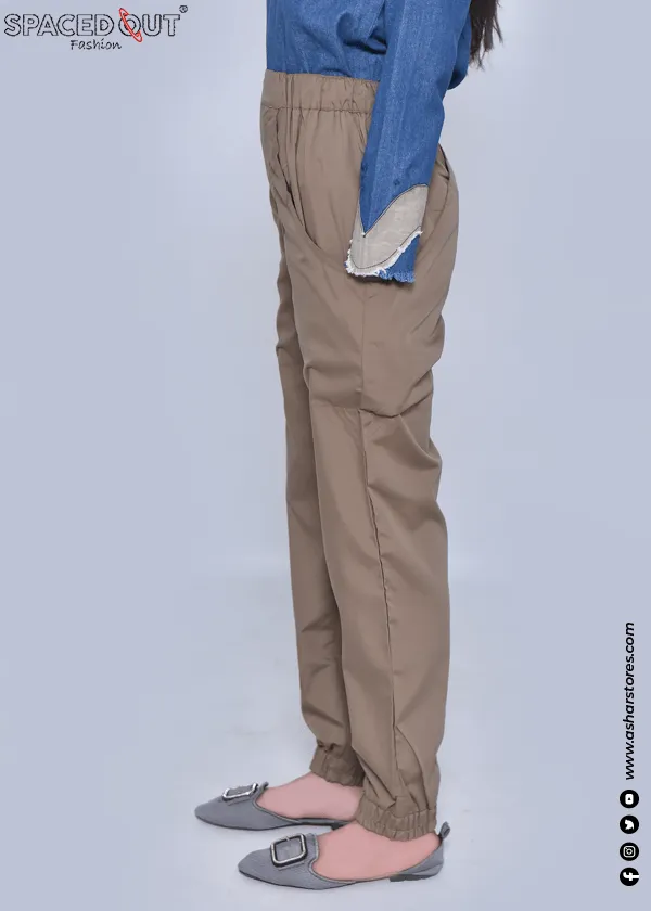 LADIES JOGGER PANTS KHAKI