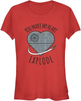 Ladies You Make My Heart Explode Star Wars Shirt