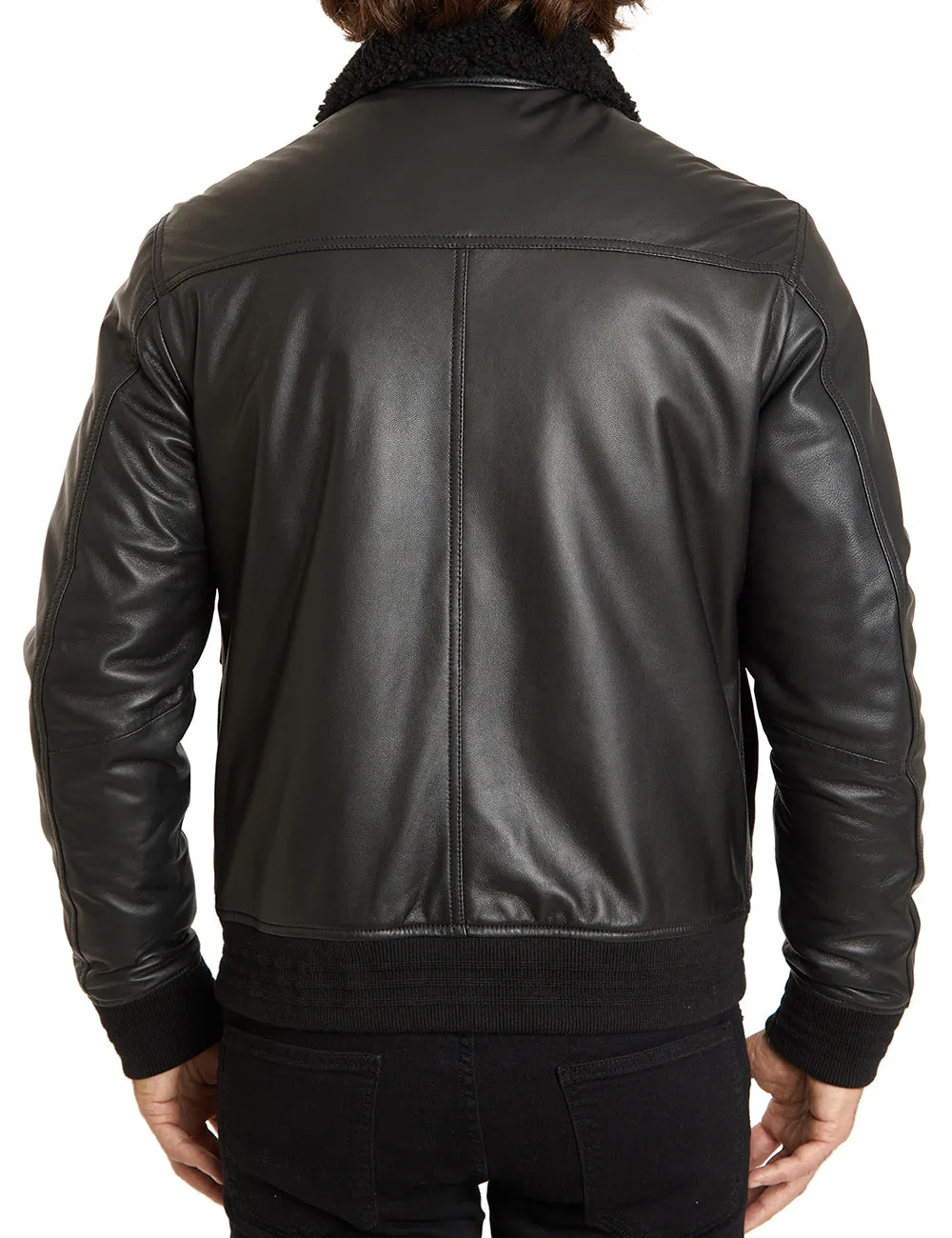 Leather Aviator Jacket