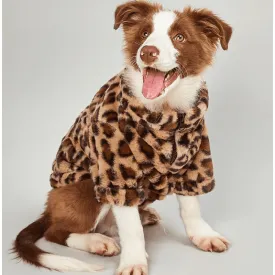 Leopard Faux Fur Coat - Super Soft & Stylish