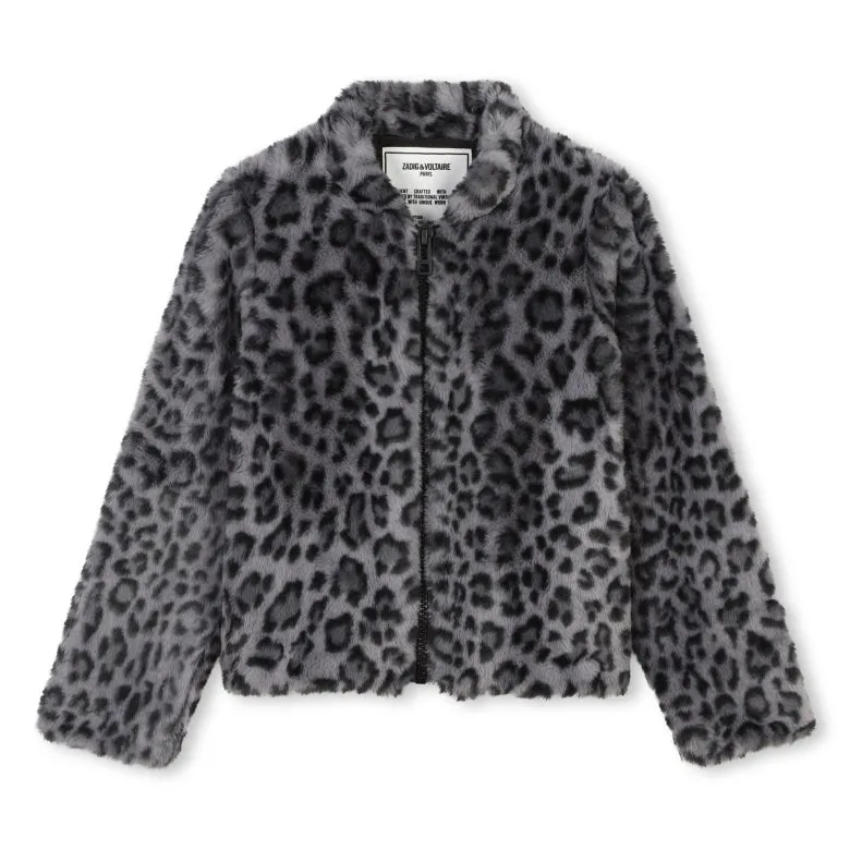 Leopard Faux Fur Jacket  - 70% OFF FINAL SALE