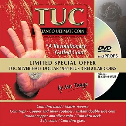 Limited Special Silver TUC Half Dollar 1964 plus 3 Matching Coins by Tango