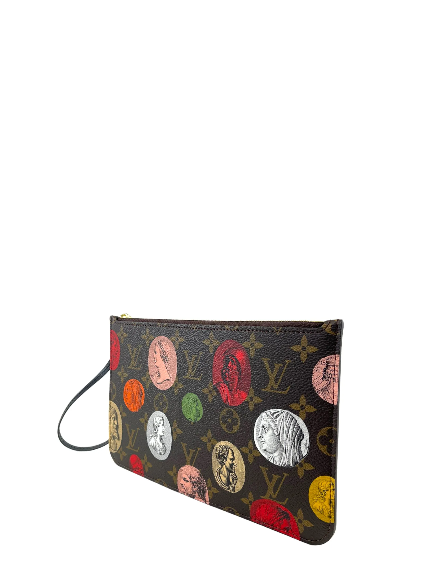 Louis Vuitton Limited Edition Monogram Cameo x Fornasetti Pochette