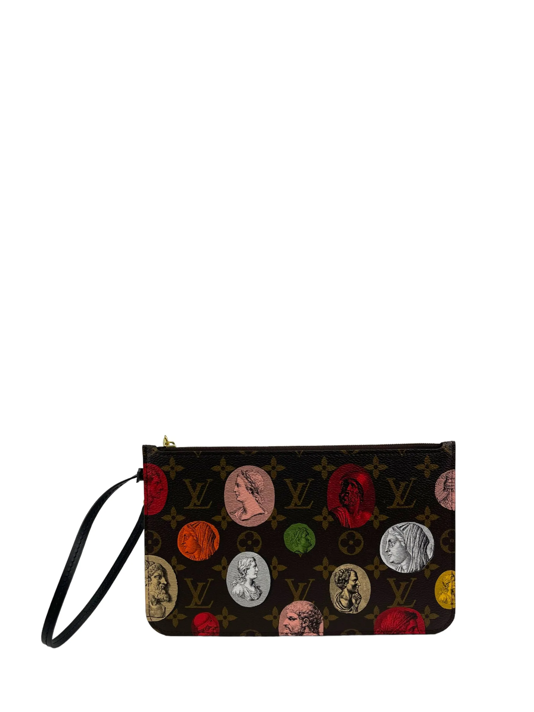 Louis Vuitton Limited Edition Monogram Cameo x Fornasetti Pochette